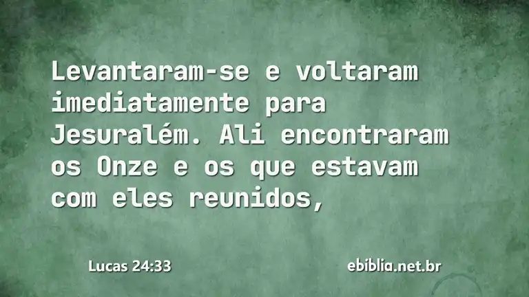 Lucas 24:33