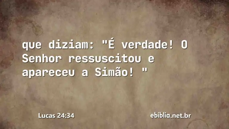 Lucas 24:34