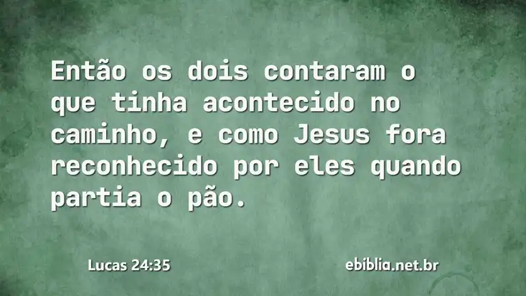 Lucas 24:35