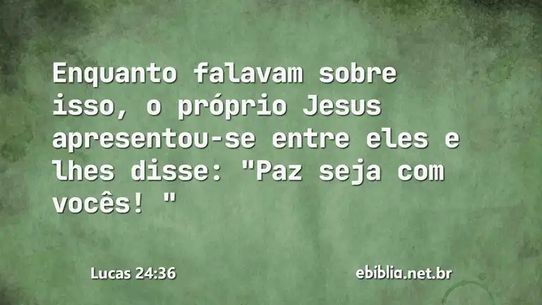 Lucas 24:36