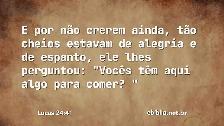 Lucas 24:41