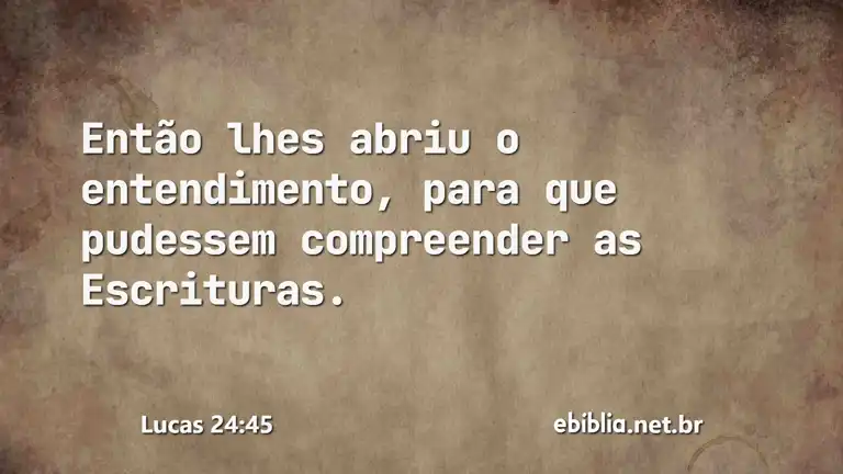 Lucas 24:45