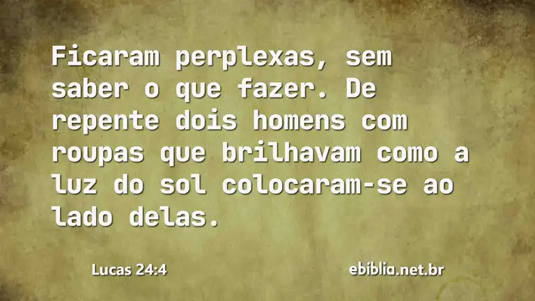 Lucas 24:4