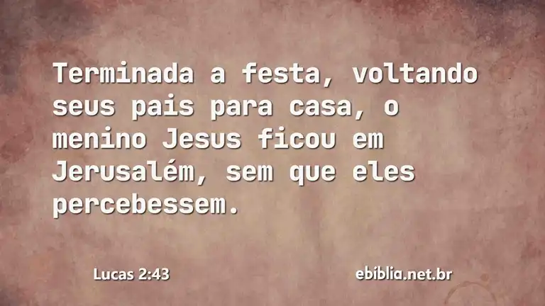 Lucas 2:43