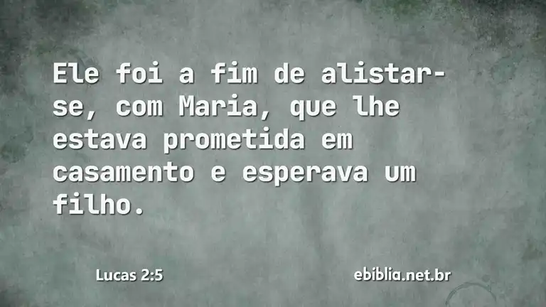 Lucas 2:5