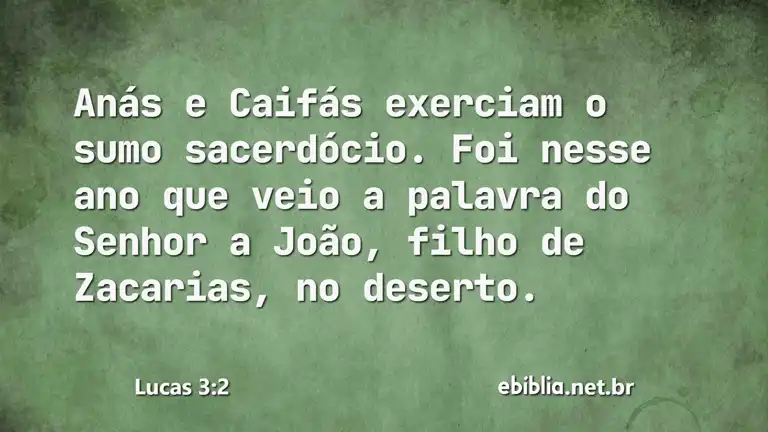 Lucas 3:2