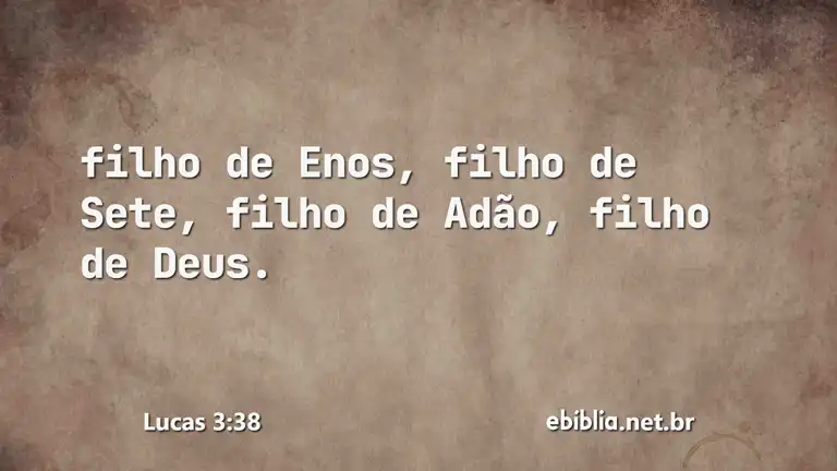 Lucas 3:38