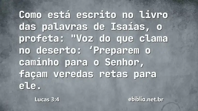 Lucas 3:4