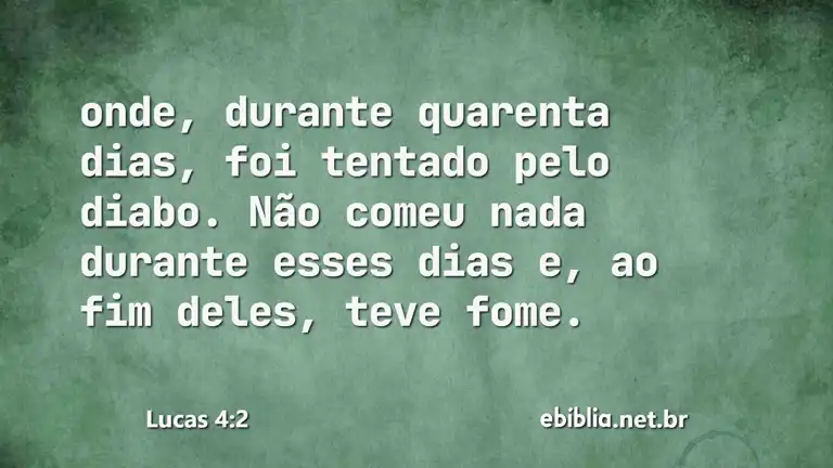 Lucas 4:2