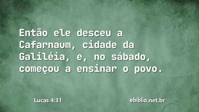 Lucas 4:31