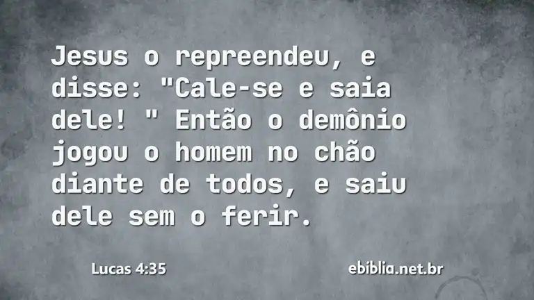 Lucas 4:35