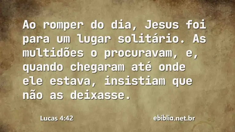 Lucas 4:42