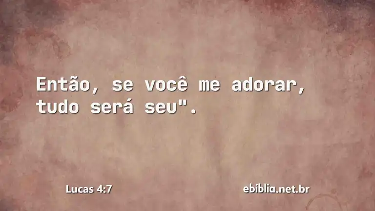 Lucas 4:7