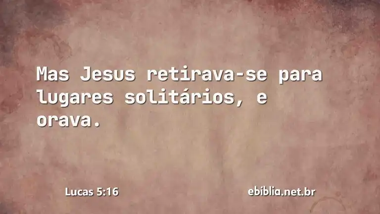 Lucas 5:16