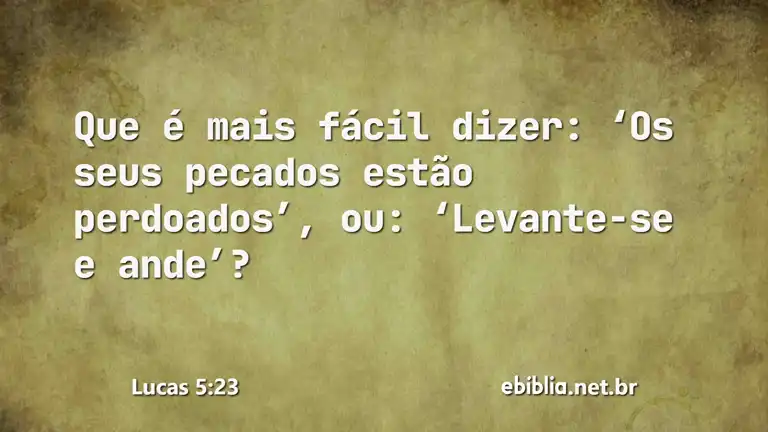 Lucas 5:23