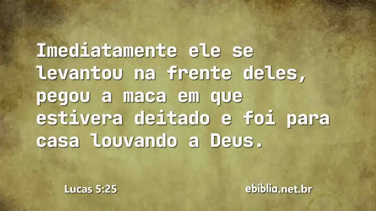 Lucas 5:25