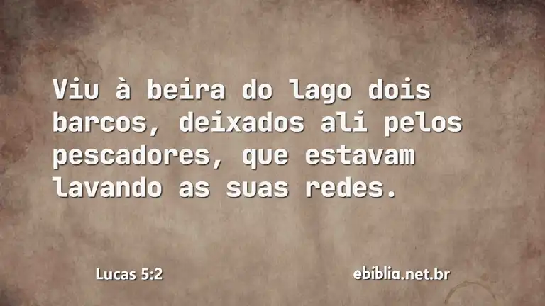 Lucas 5:2