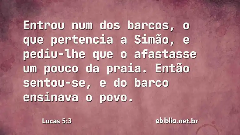 Lucas 5:3