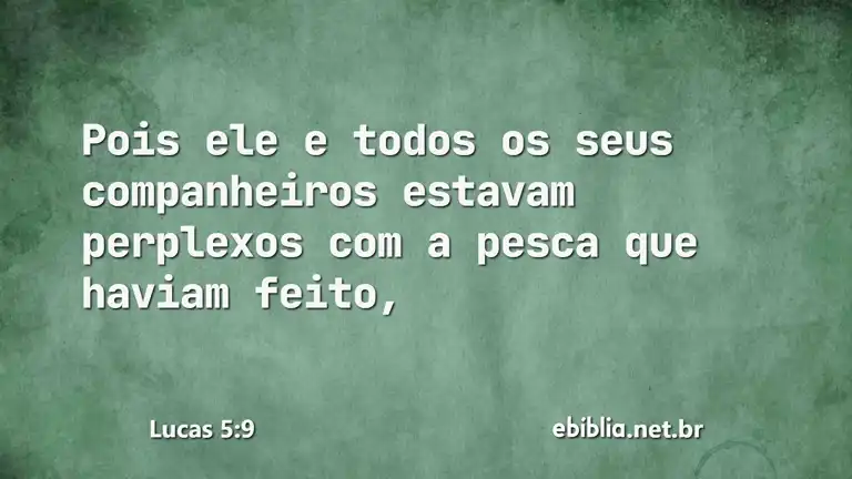 Lucas 5:9