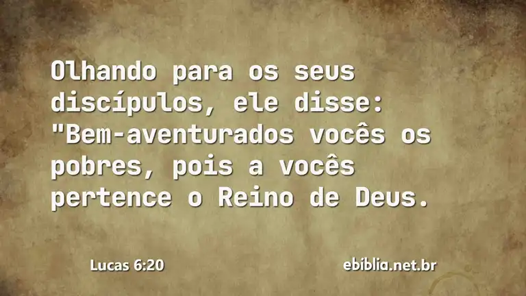 Lucas 6:20