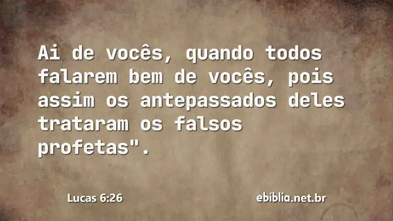 Lucas 6:26