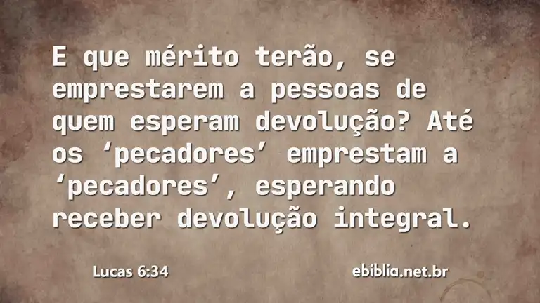 Lucas 6:34