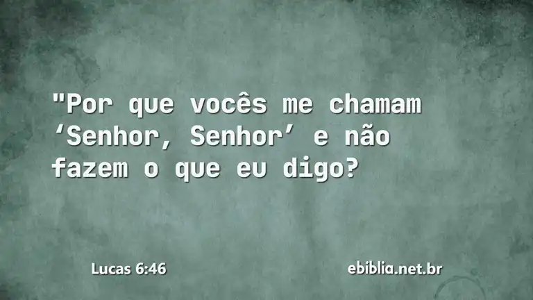 Lucas 6:46