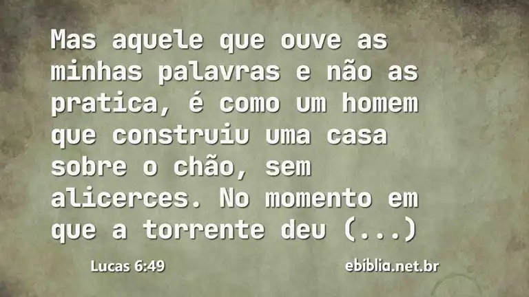 Lucas 6:49