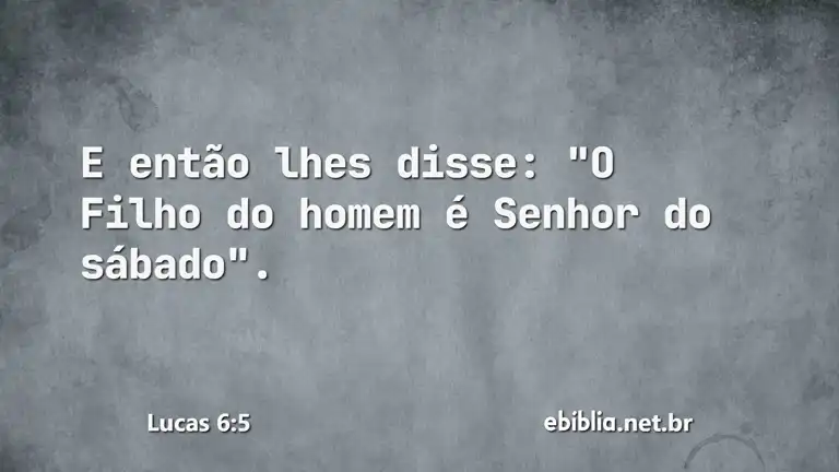 Lucas 6:5