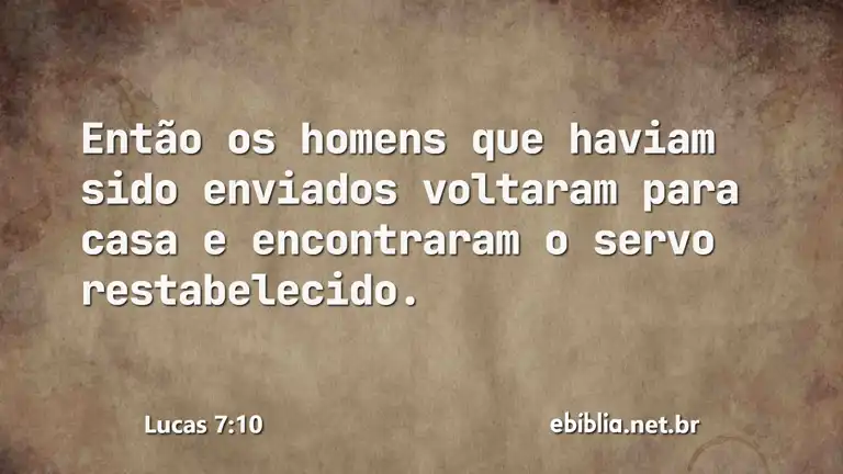 Lucas 7:10