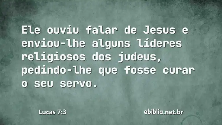 Lucas 7:3