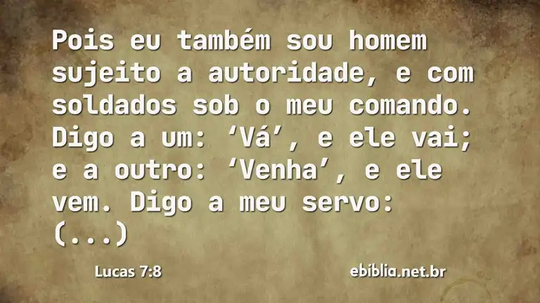 Lucas 7:8