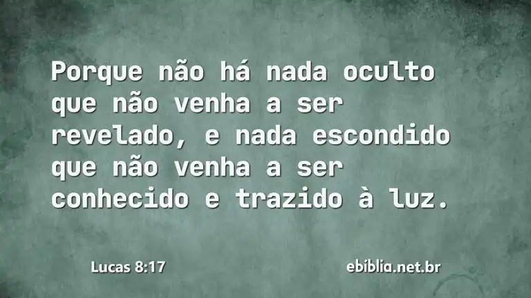 Lucas 8:17