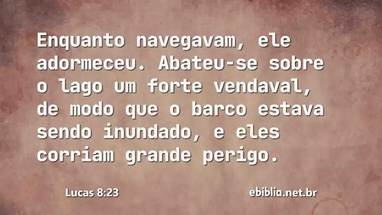 Lucas 8:23