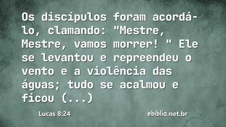 Lucas 8:24