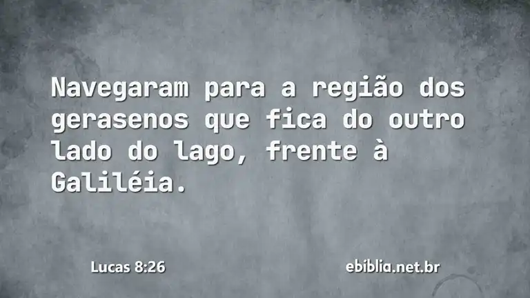 Lucas 8:26