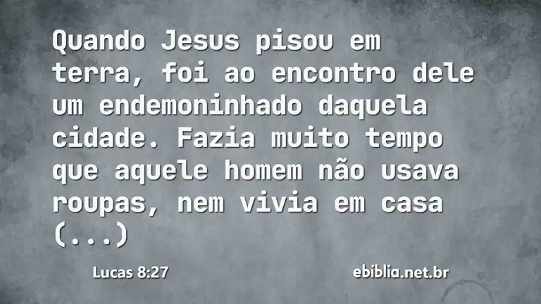 Lucas 8:27