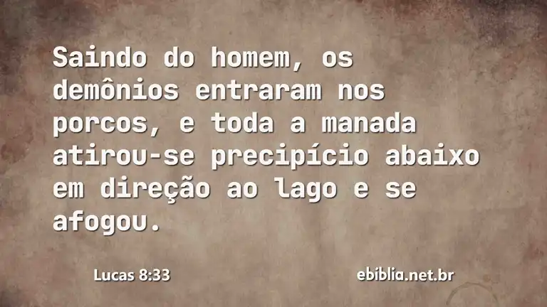 Lucas 8:33