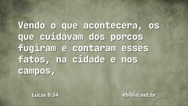 Lucas 8:34