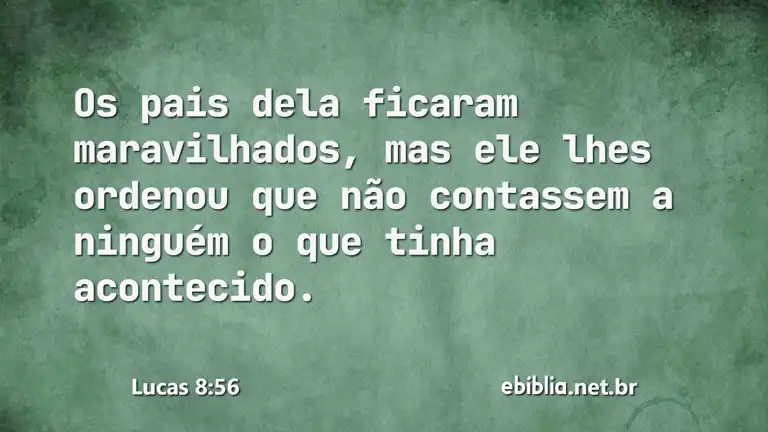 Lucas 8:56