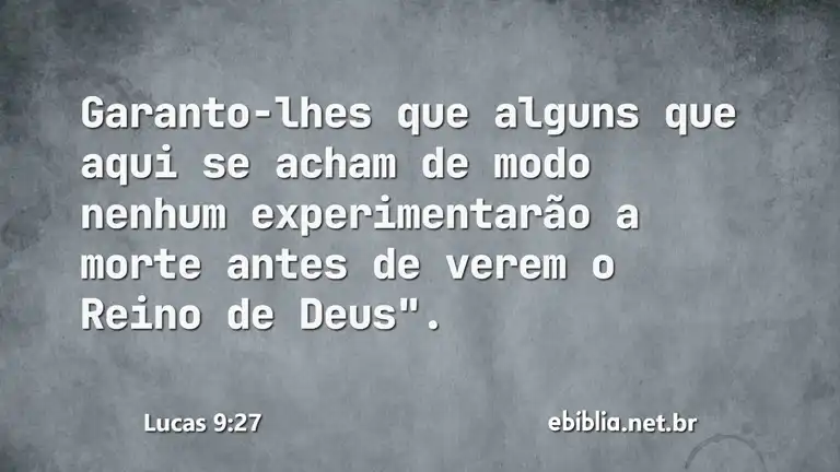 Lucas 9:27