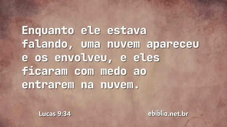 Lucas 9:34