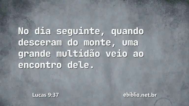 Lucas 9:37