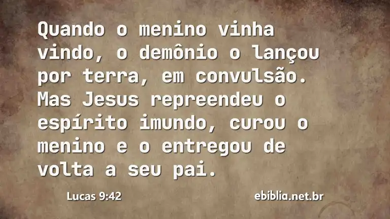 Lucas 9:42