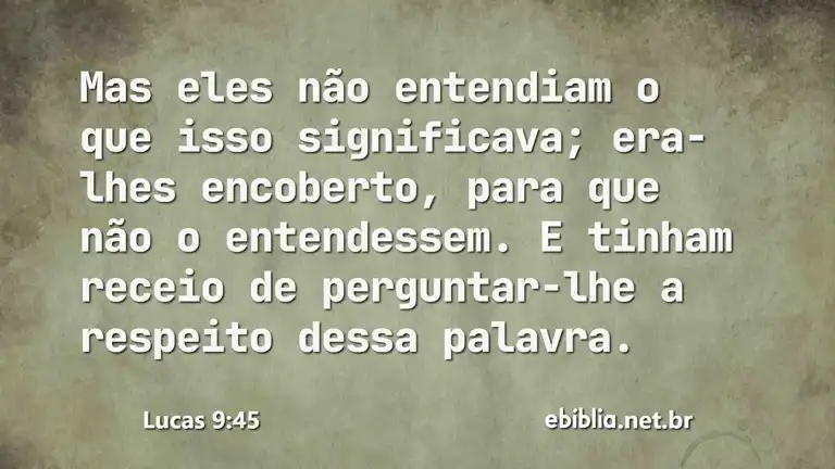 Lucas 9:45