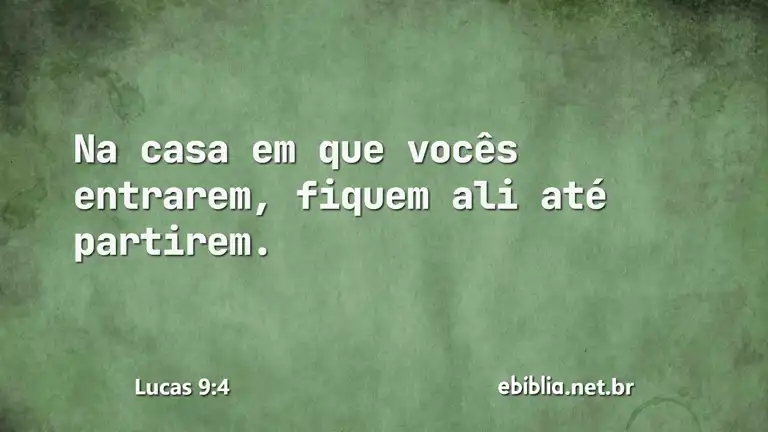 Lucas 9:4