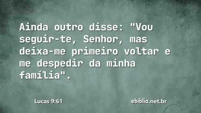 Lucas 9:61