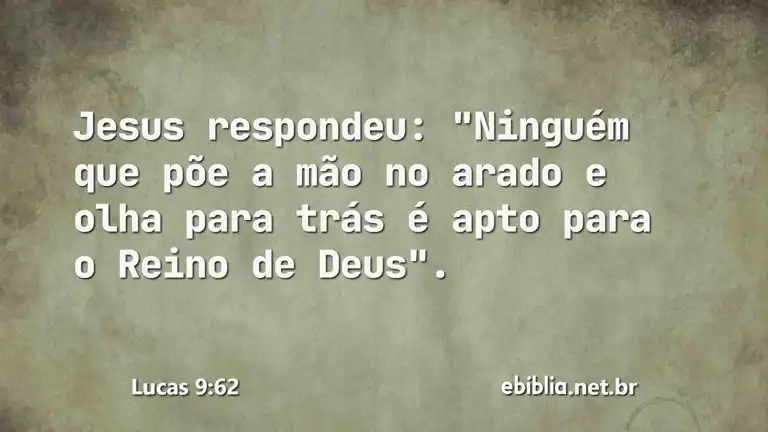 Lucas 9:62