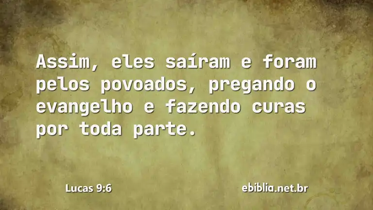 Lucas 9:6