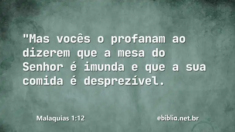 Malaquias 1:12